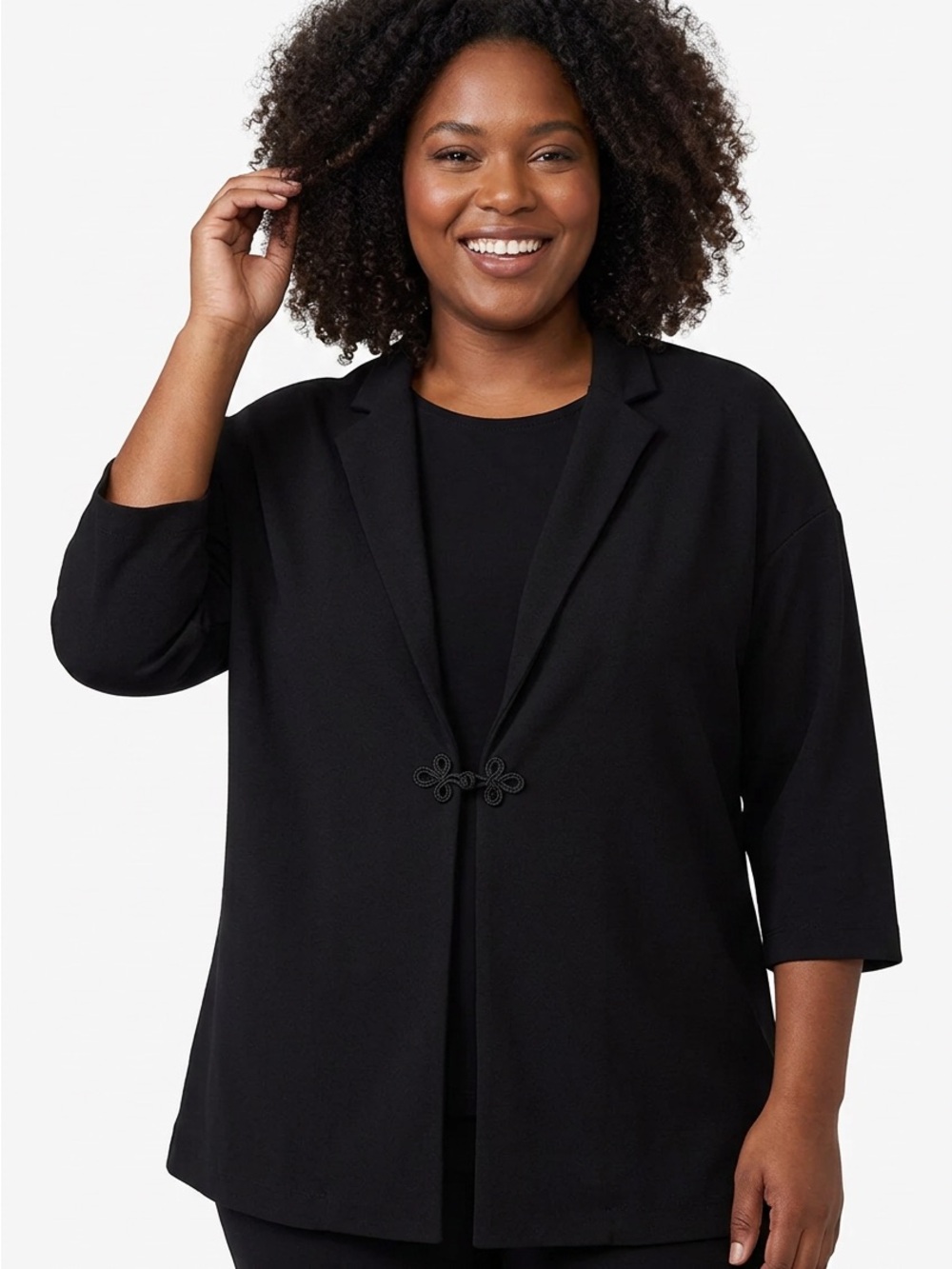 |•LYSSÉ•| Gorgeous Soft Black Blazer Size XL